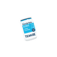 Teakoe_Tea drink blue tea lemon Sticker