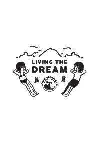 Mountbrewingco shaka mbc mount living the dream Sticker