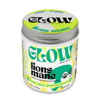 GLOWSuperfoods glow adaptogens lionsmane Sticker