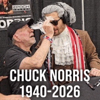 Signing Chuck Norris GIF