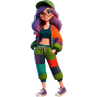 Girl Woman Sticker