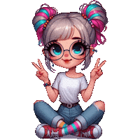 Girl Sticker