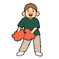 BigmouthStudio happy dance celebrate stickers Sticker