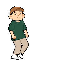 BigmouthStudio sad cry stickers johnny Sticker