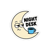 Late Night Sticker Sticker by Long Story Short