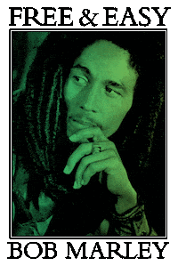 Bob Marley Rainbow Sticker by Free & Easy
