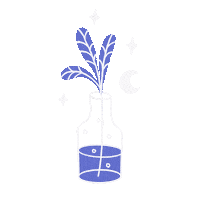 thehelloday night magic light moon Sticker