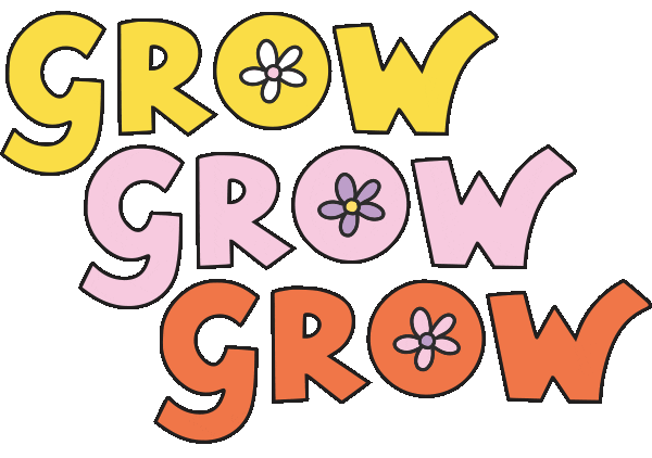 Plants Grow Sticker by Martina Martian