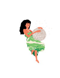 golightlygallery sparkle angel disco disco ball Sticker
