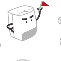 Morning Robot Sticker by Narwal Robotics