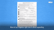 Vote By Mail Voting GIF by ACLU