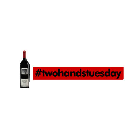 Wine Tuesday Sticker by TwoHandsWines