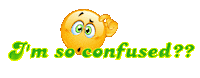 Confused Sticker
