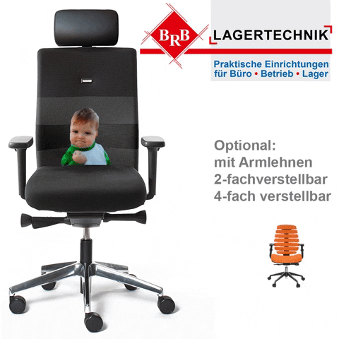 BRB_Lagertechnik giphygifmaker giphyattribution buro drehstuhl GIF