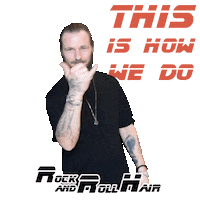 Rrg Sticker by Rock And Roll Hair