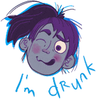 Krisdis fun drink eat wine Sticker