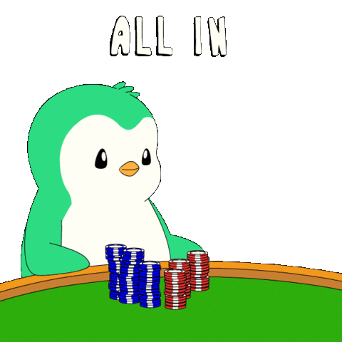 Betting All In Sticker by Abster