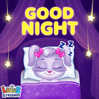 Good Night GIF by Lucas and Friends by RV AppStudios