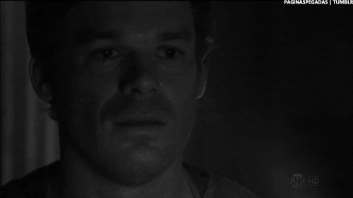 black and white dexter GIF