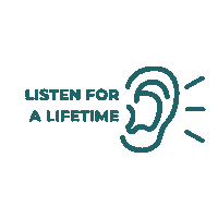 Listen Sticker by Hearts for Hearing