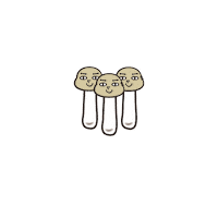 Mushroom Shimeji Sticker
