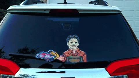 Chainsaw Texaschainsaw GIF by WiperTags Wiper Covers