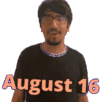 August 16Th Sticker