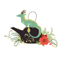 Tea Dragon Sticker by Bliss Editions