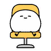 mochi2018 開心 上班 不開心 無聊 Sticker
