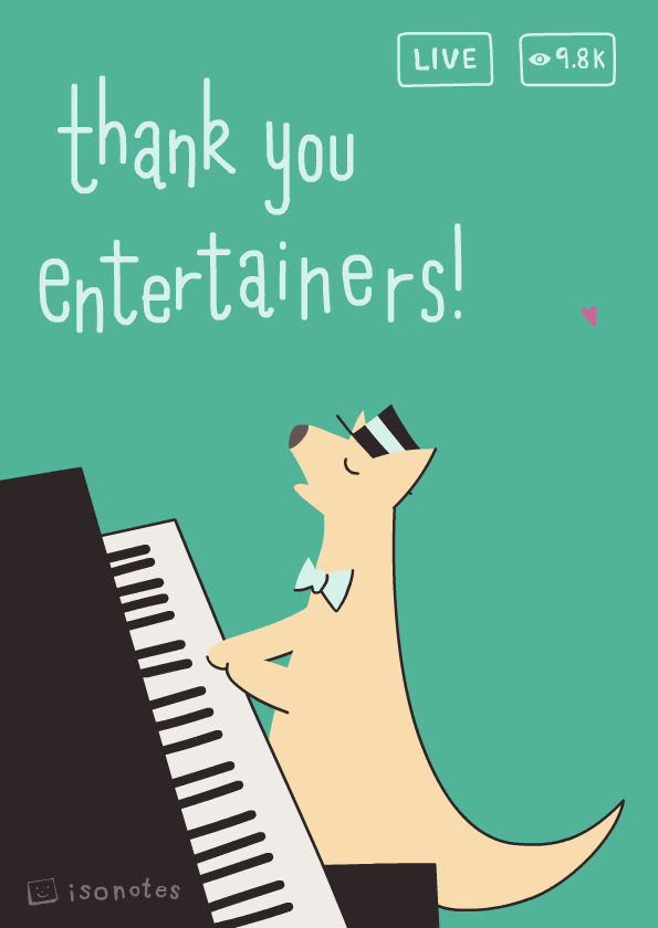 Entertainers Thank You GIF