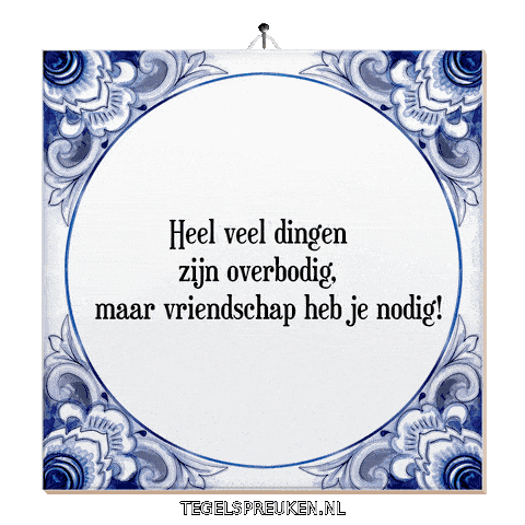 Hart Trots Sticker by Tegelspreuken.nl