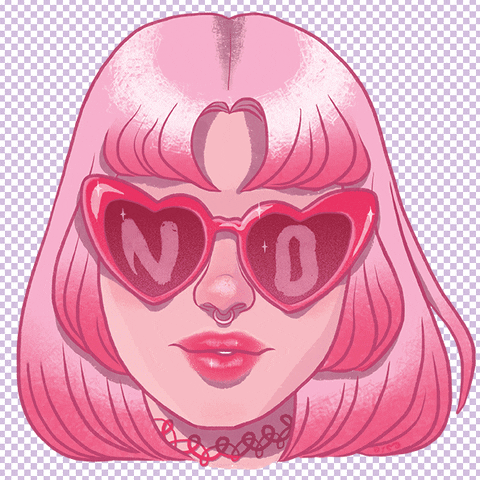 aisa giphyupload no pink nope GIF