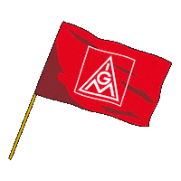 Tag Der Arbeit Flag Sticker by IG Metall
