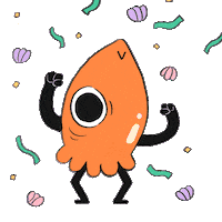 Happy Lets Go Sticker by Holler Studios