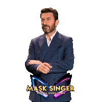 Themaskedsinger Pensando Sticker by Mask Singer A3
