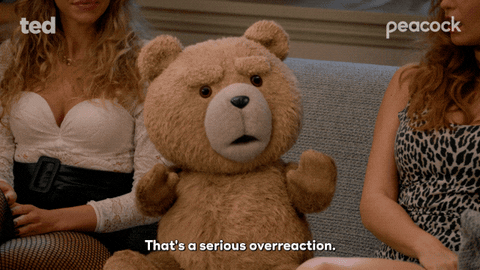 Serious Bear GIF by Peacock