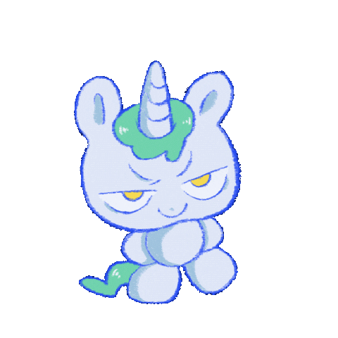 YUMIYUMIYUMMY kawaii eye unicorn かわいい Sticker