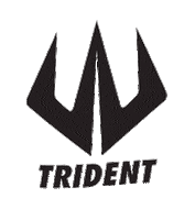 TRIDENTSPORT black ball bowling trident Sticker