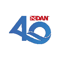 40Yrs Sticker by DAN Europe