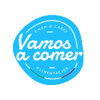 vamosacomer comida vamos comer cashcarry Sticker