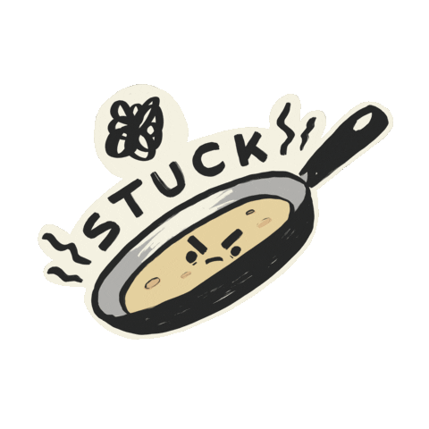 TedHJones giphyupload stuck pancakes pancake day Sticker