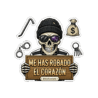 Skull Calavera Sticker