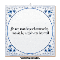 Humor Chaos Sticker by Tegelspreuken.nl