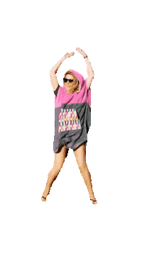 yallah_poncho jump towel warm up happy girl Sticker