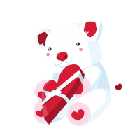 Boxedwholesale love cute animation heart Sticker