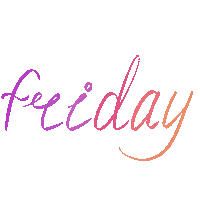 Di_zne friday week days пятница Sticker