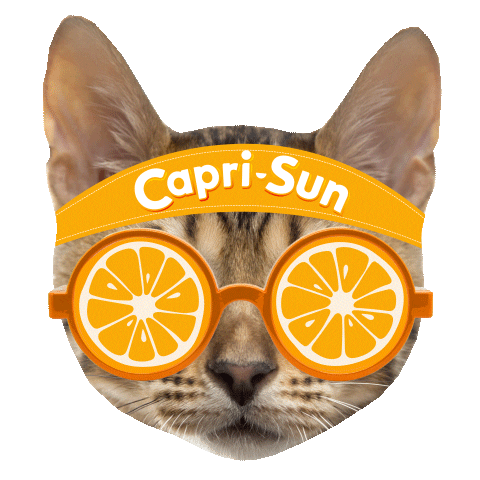 Cat Smile Sticker by Capri-Sun