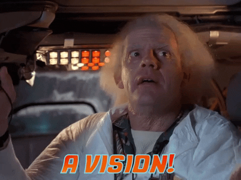 Doc Brown Vision GIF by Back to the Future Trilogy