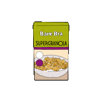 BareBra healthy breakfast granola musli Sticker