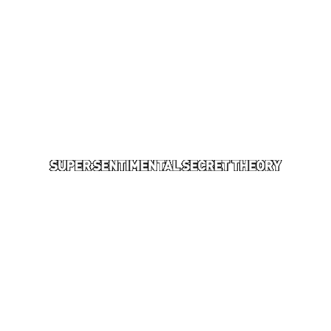 Ssst Sticker by Super Sentimental Secret Theory